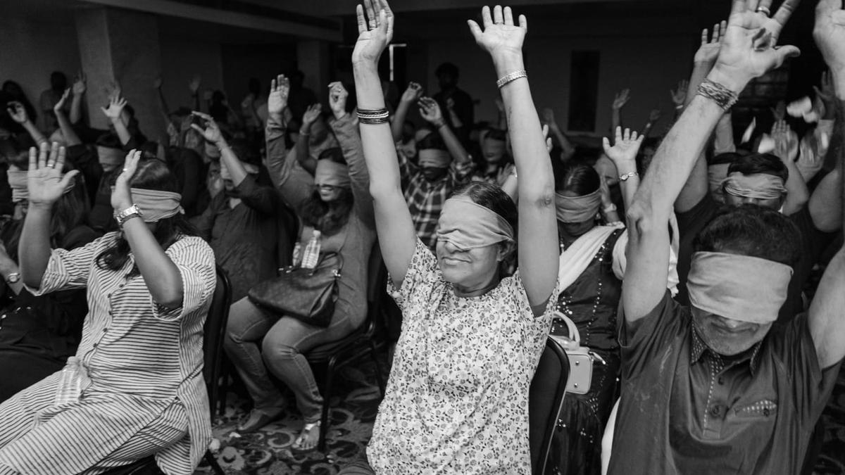 Ever watched a play blindfolded? Chennai’s Evam experiments with sensory fantasy theatreEver watched a play blindfolded? Chennai’s Evam experiments with sensory fantasy theatre